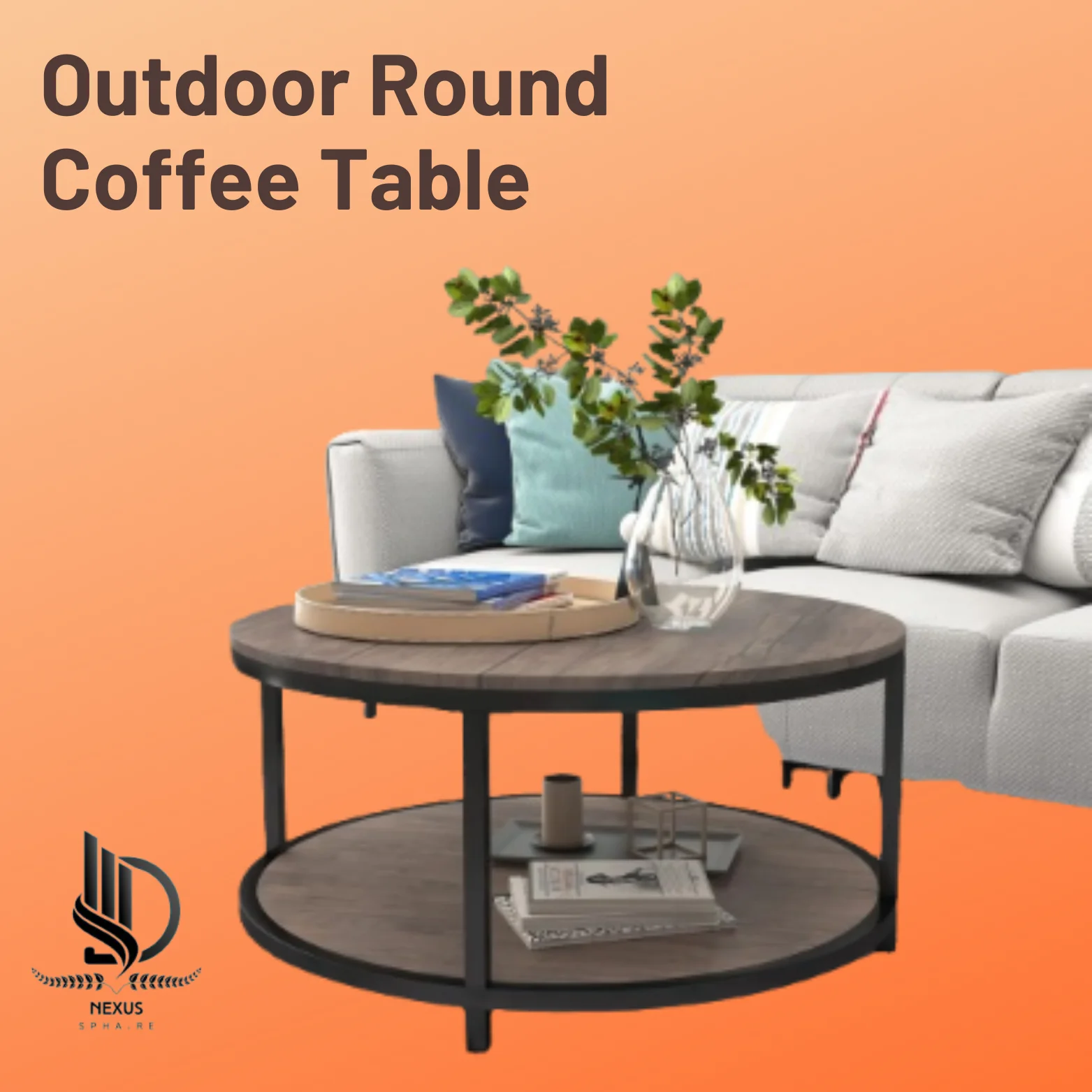 Outdoor Round Coffee Table